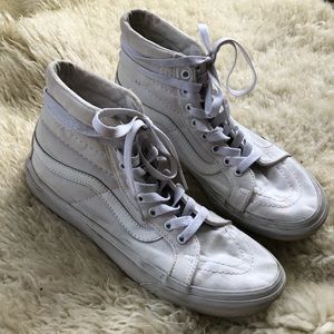 White high top vans